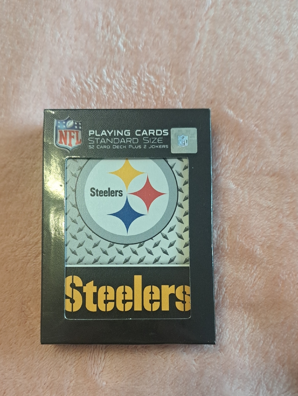 NFL Steelers Card Deck - Black, Gold, Red, Blue, Yellow